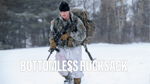 How many items are in this soldier’s winter rucksack?