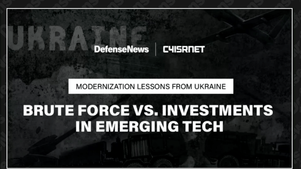 After Ukraine: Invest in brute force or emerging tech?