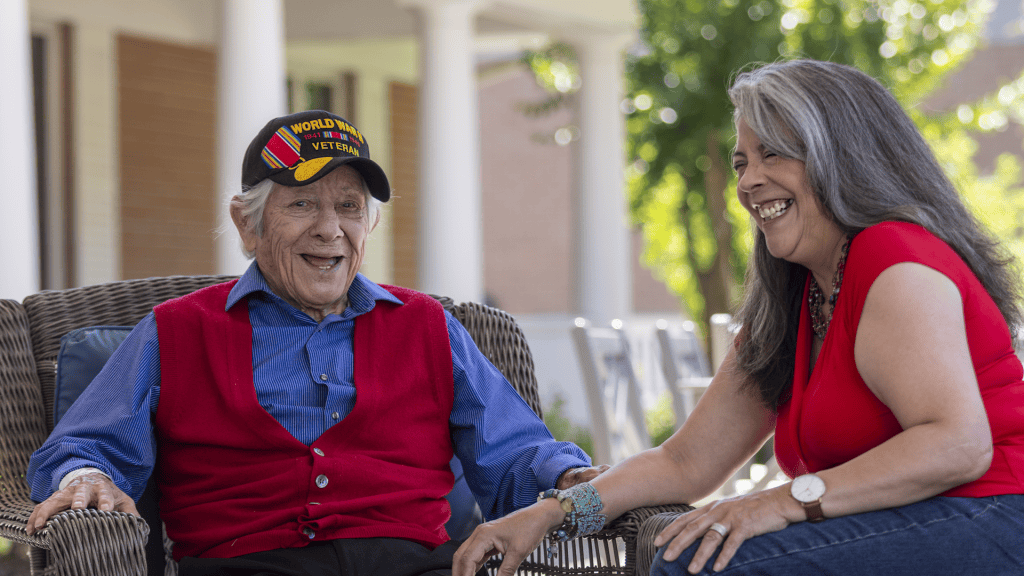 WW2 veteran and daughter share memories in Fisher House
