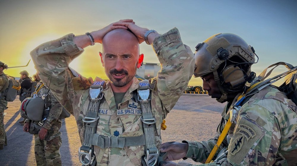 After 7 years, Space Force’s first paratrooper takes to the skies