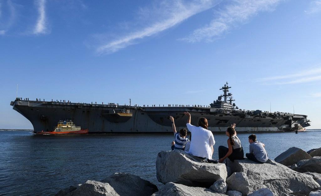 A new push to move an aircraft carrier to Florida
