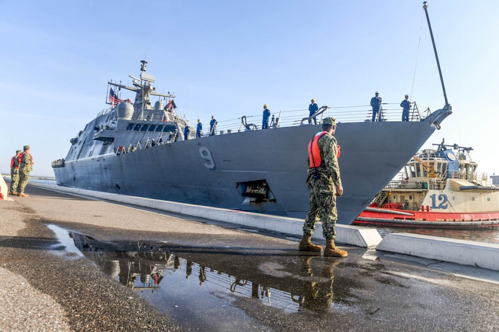 LCS Little Rock arrives in Mayport months after its commissioning