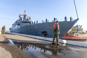 LCS Little Rock arrives in Mayport months after its commissioning