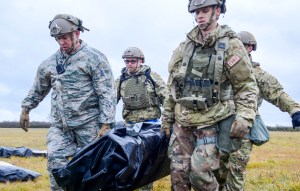 Contested airspace: Airmen build base from scratch, through surface-to-air fires and non-permissive threats