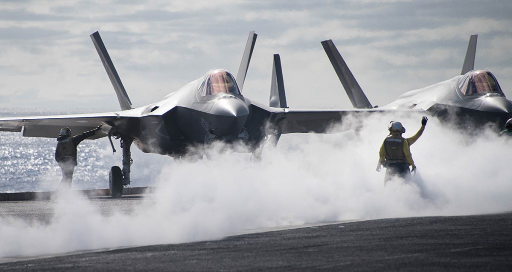 Navy F-35 squadron gets ‘safe for flight operations’ ticket