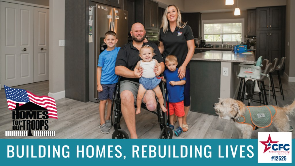 You can help provide adapted homes to injured Veterans