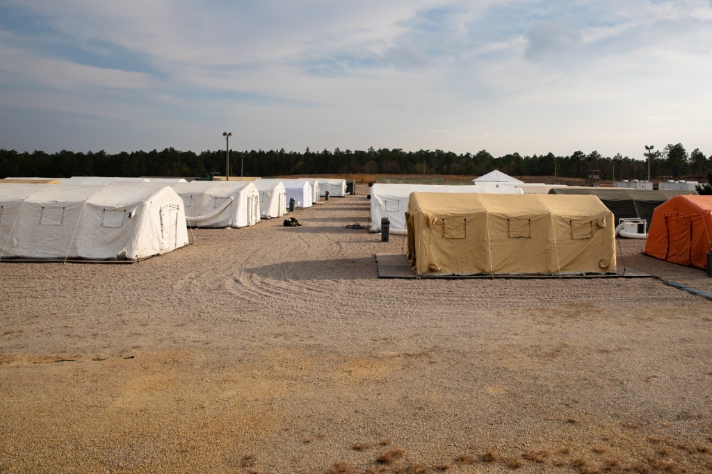 This is Fort Bragg’s FOB-style quarantine