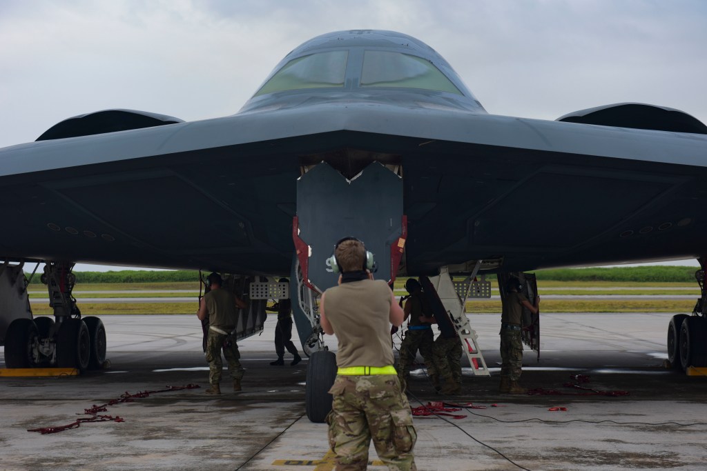 Training down under: B-1s, B-2s take part in combined exercise with US Marines, Aussies
