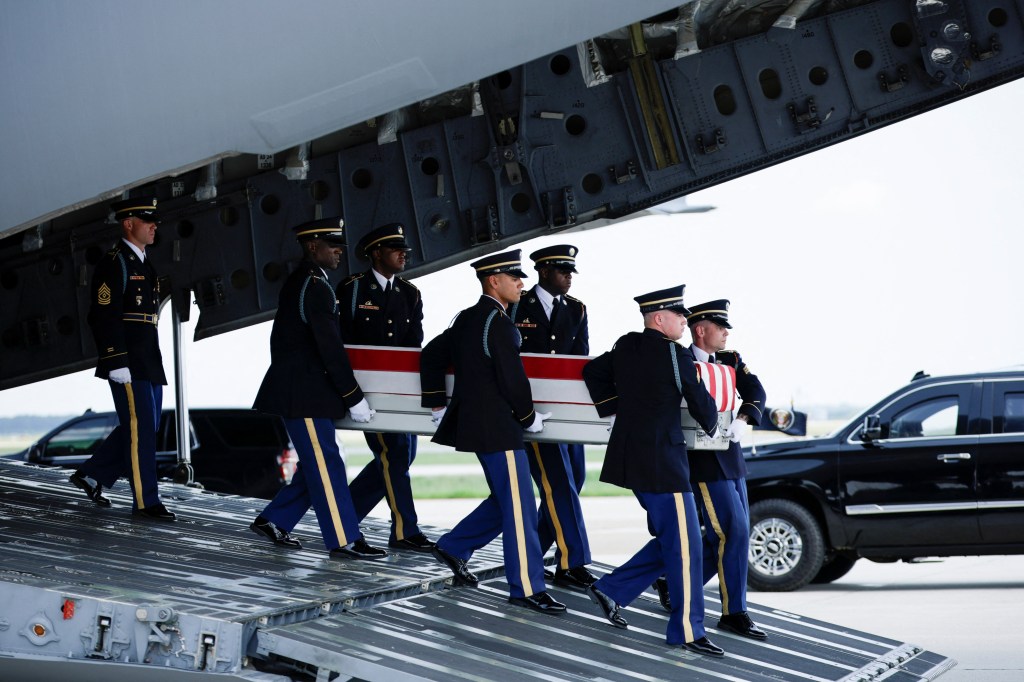 4 US soldiers killed in Iran war return to American soil