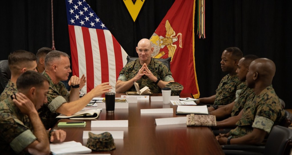This pilot program will be required for Marine master, first sergeants