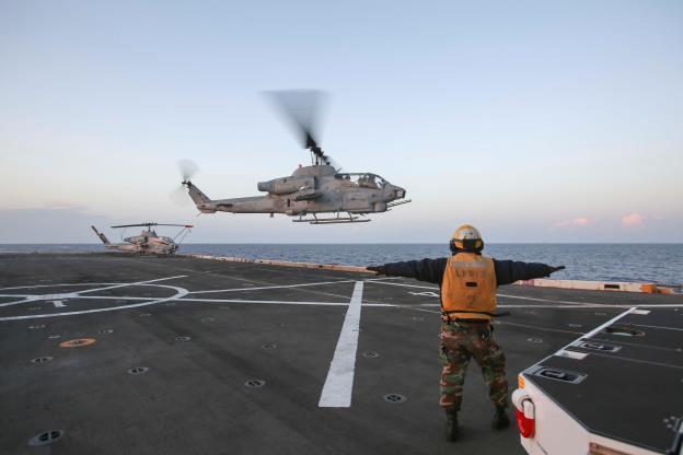 22nd MEU Marines rocked ISIS fighters in Libya in 2016 with naval gunfire