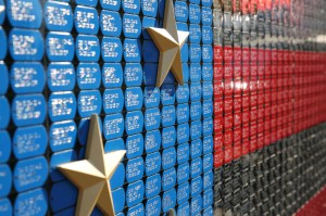 Dog tag memorial honors fallen Global War on Terror troops