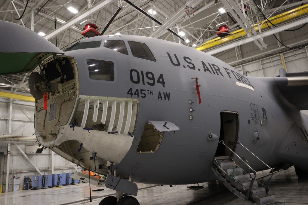 An Air Force robot made the C-17 part no vendor would