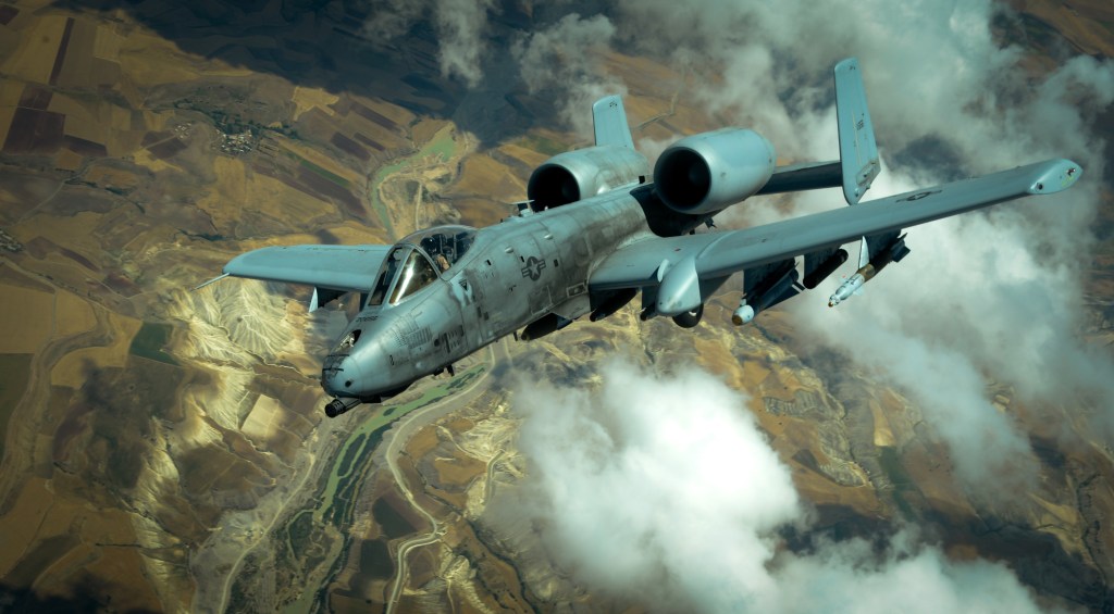 Dropping sniper nests in four story buildings: A-10 Warthogs earn gallantry award in Syria