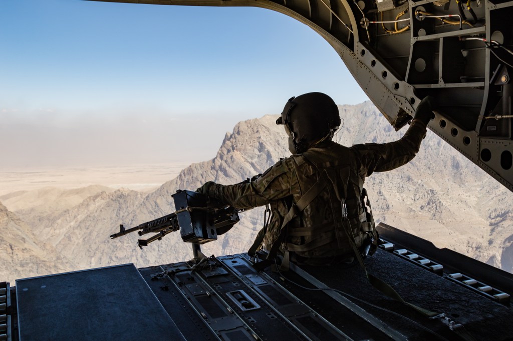 Soldier earns Purple Heart after RPG hit his CH-47 Chinook