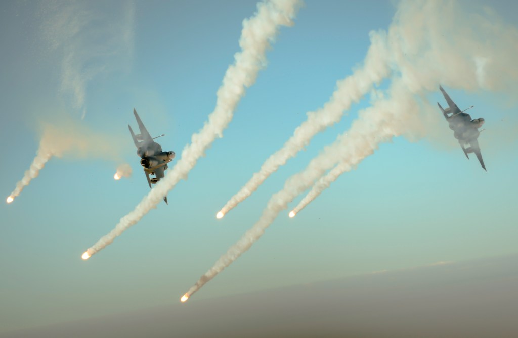 Airstrikes up against ISIS, Taliban