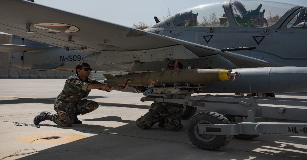 In another first, Afghan pilots are now dropping laser-guided bombs