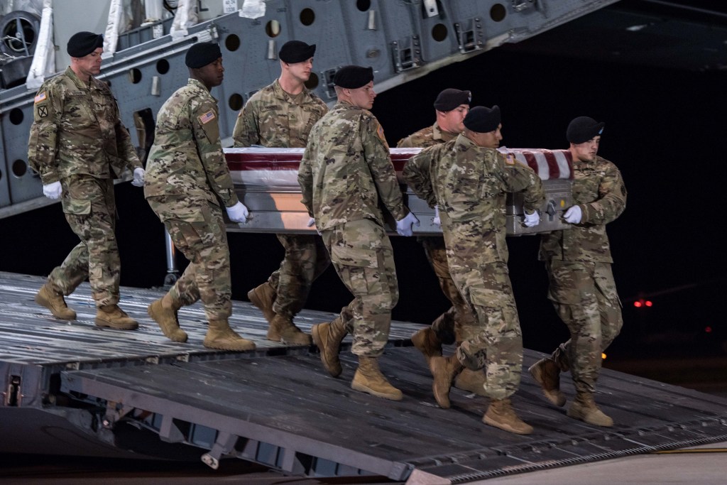Fallen soldiers of Niger ambush receiving Silver, Bronze Stars this week