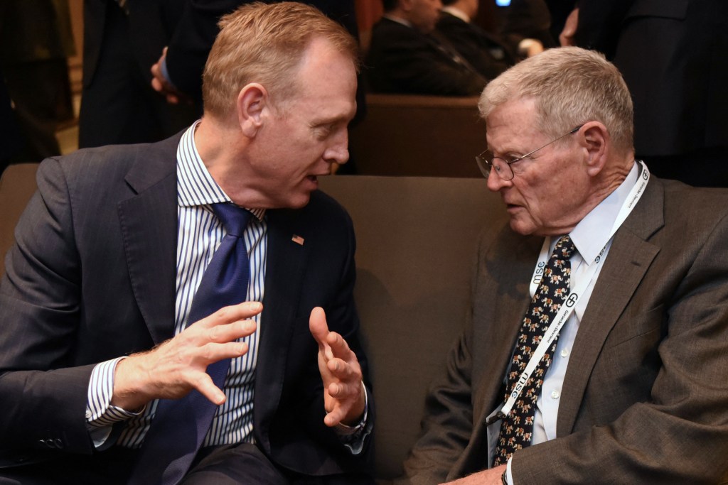 Inhofe says he’s open to Shanahan for permanent defense secretary