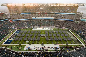 West Point and Annapolis officials probe possible ‘white power’ hand signs at Army-Navy game