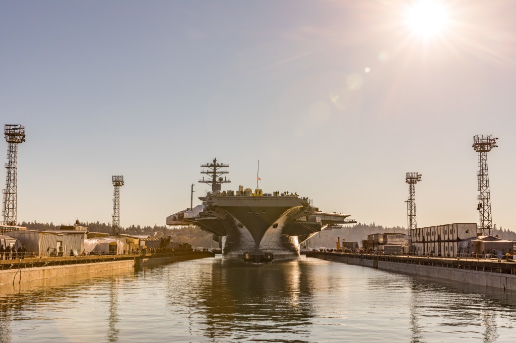 US Navy suspends work at four West Coast dry docks over seismic risks