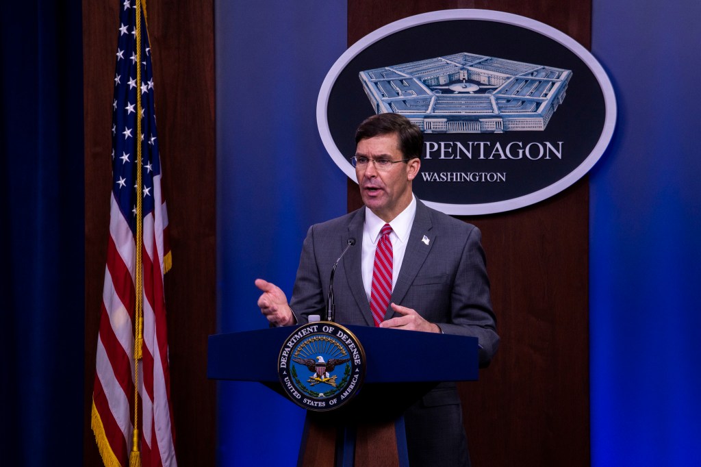 In memo to force, Esper issues directions on operational security