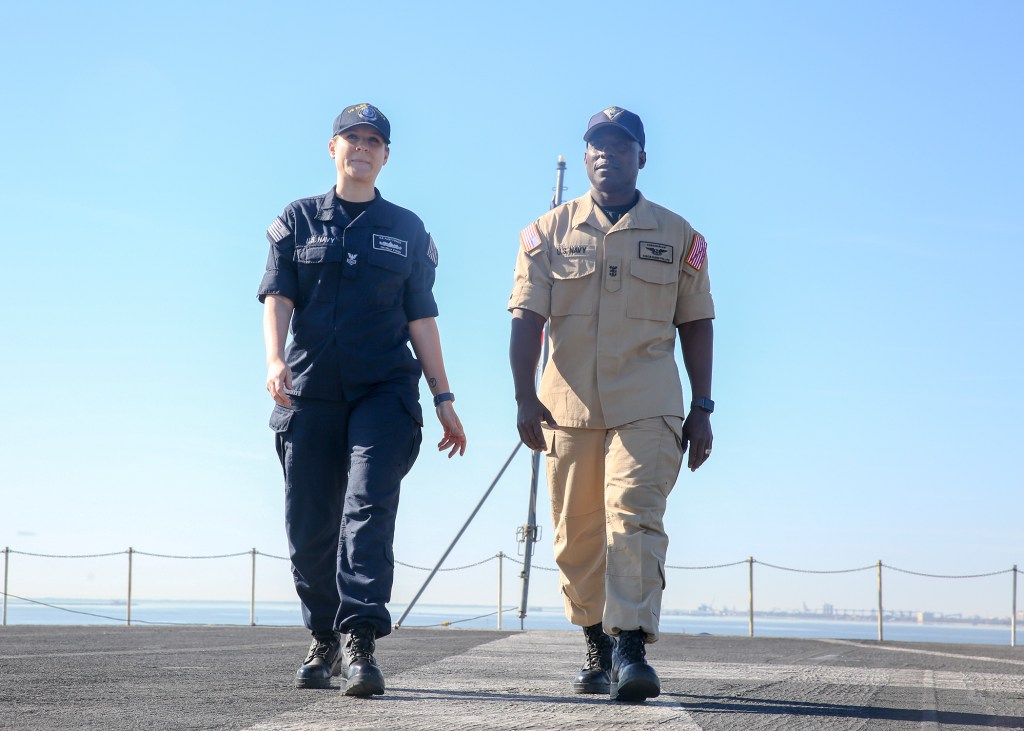 Navy ships on both coasts to receive flame-retardant uniform in 2024