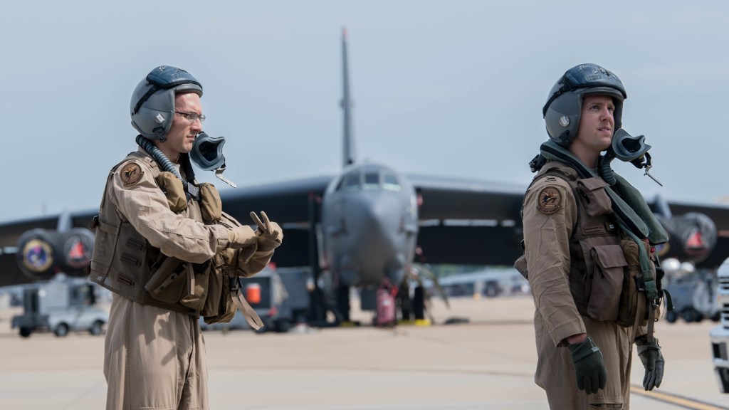 B-52 bombers, F-15 fighters fly first deterrence sorties pointed at Iran