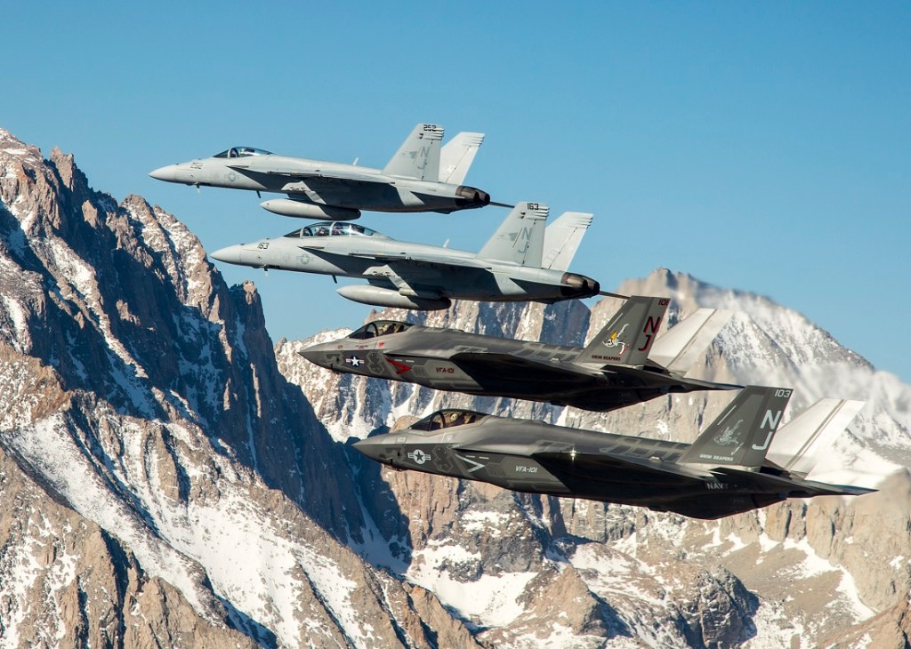 Navy fighter squadron begins switch to the F-35