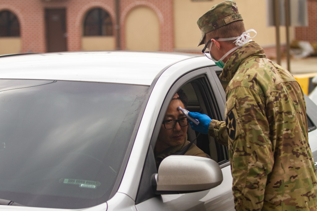 DOD says it is following CDC guidelines and limiting coronavirus testing for troops