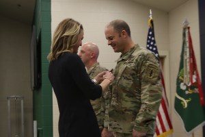 Medal of Honor recipient promoted to sergeant major