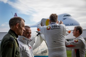 British Air Force hails first-ever test flight using only synthetic fuel