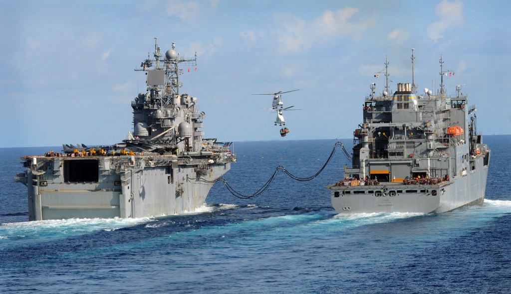 Civilian mariner dies on deployed cargo ship