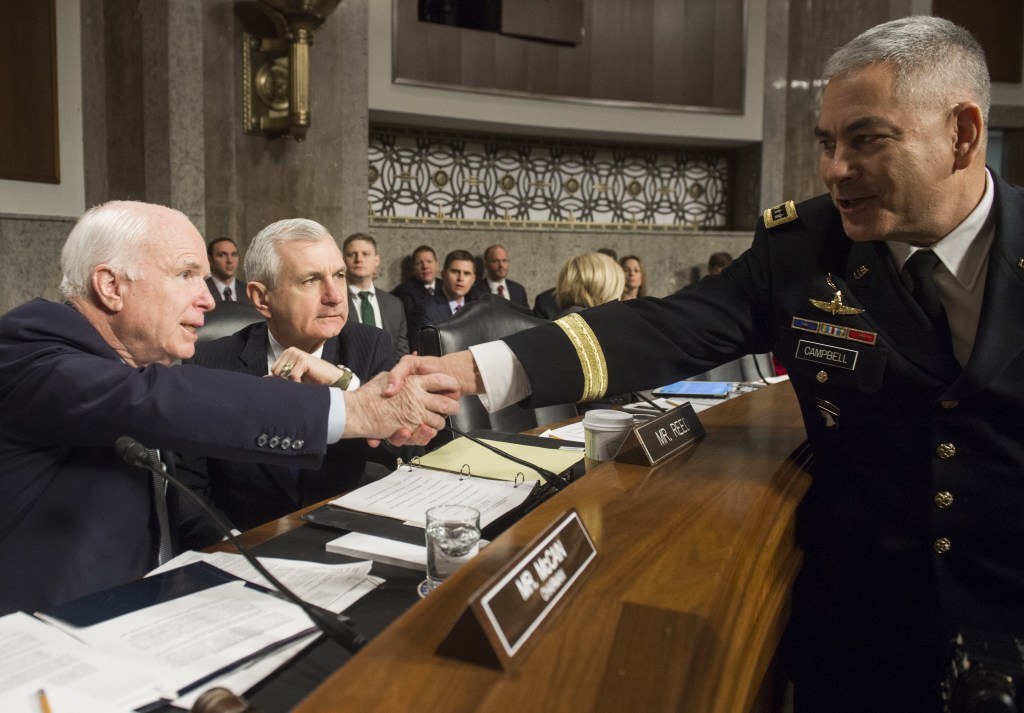 Gen. Campbell suggests Afghanistan drawdown may slow
