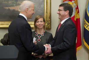 Carter takes over at Pentagon