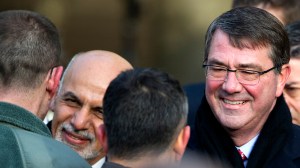 Afghan president thanks U.S. troops