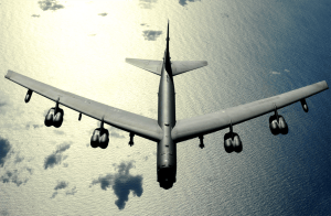 Engine Drops Out of B-52 During Training at Minot Air Force Base