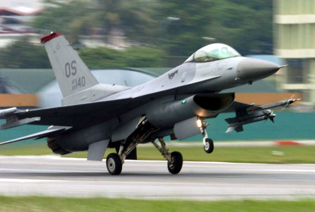 Small arms fire damages F-16 in Afghanistan