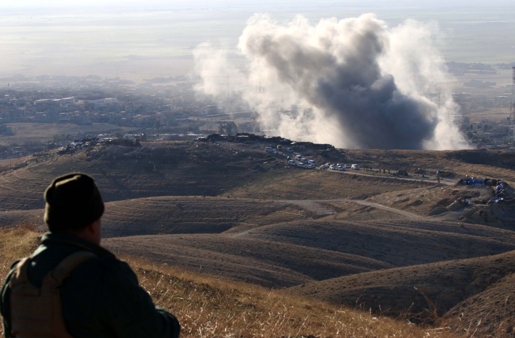 Forward-deployed U.S. troops in Iraq ID targets for airstrikes