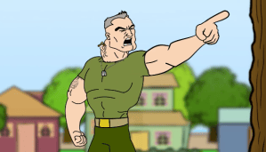 Marine’s ‘Gunny’ cartoon spoofs veteran transition