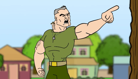 Marine’s ‘Gunny’ cartoon spoofs veteran transition