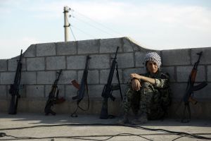With U.S. advisers and firepower, Syrian rebels take key city from ISIS