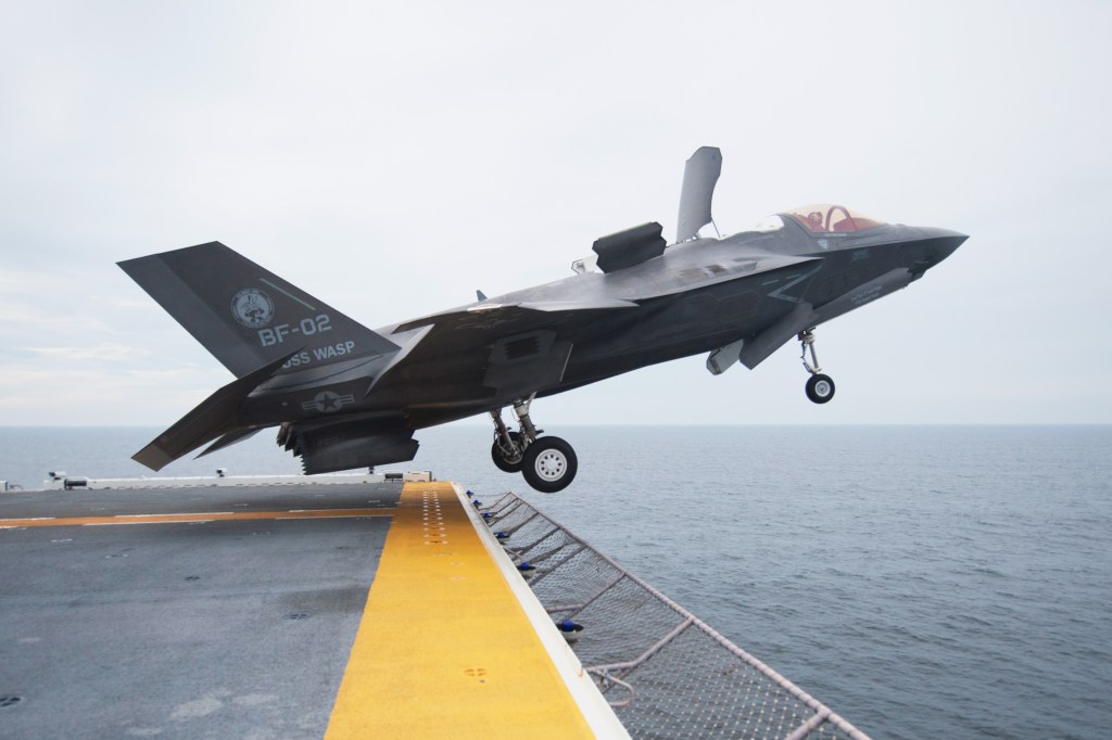 F-35 Chief: Loose Bracket Sparked Fire on Marine Corps Plane