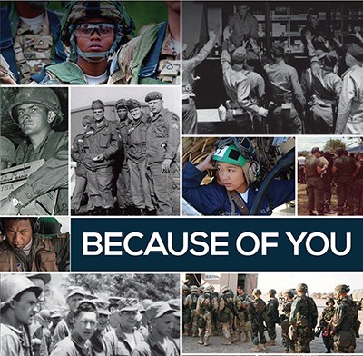 Because of You: The Exchange honors the service and sacrifice of military customers and their families