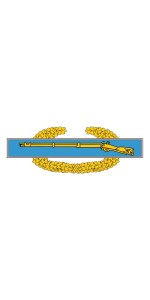 With support of Army grunts, NCO moves forward with combined CIB and EIB badge