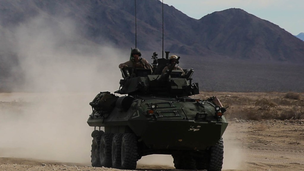 The aging Marine LAV is still active across the Corps … and, now, also is a museum piece
