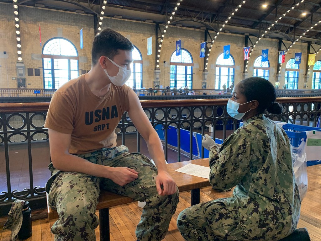 Naval Academy midshipmen to begin receiving COVID-19 vaccine