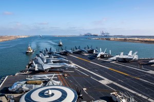 Eisenhower strike group, submarine arrive in Middle East