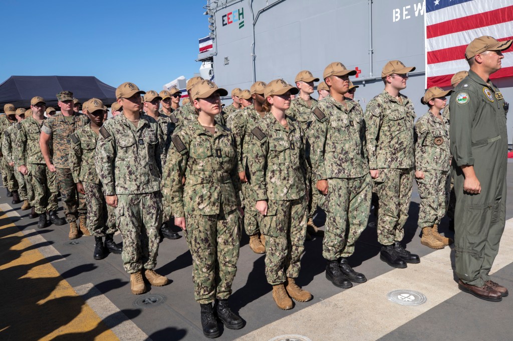 Navy joins other services in allowing cammies for Pentagon sailors