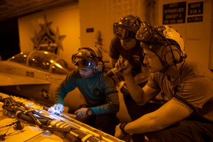 Ike CSG crew receives Combat Action Ribbon for Red Sea fight